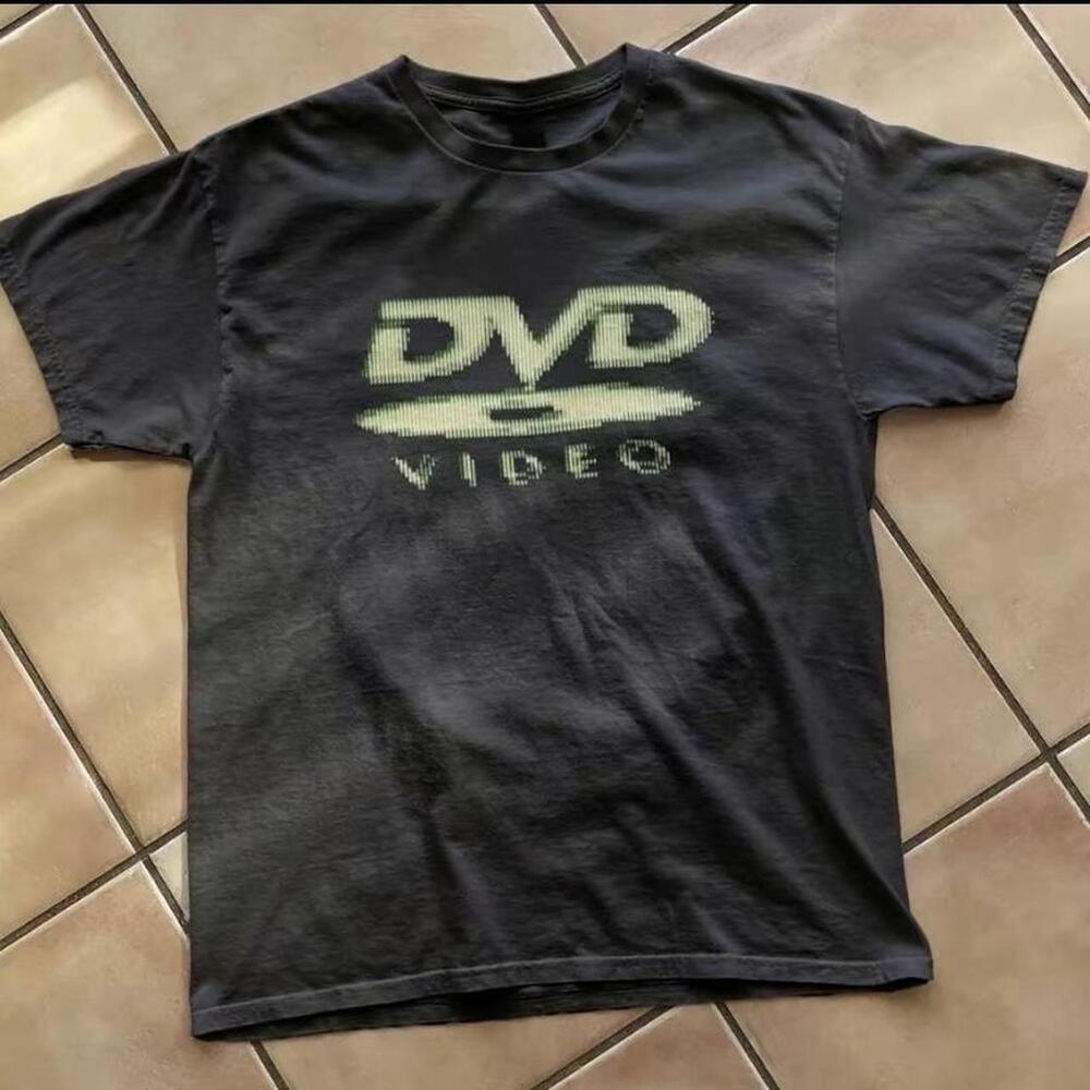 Black Dvd Video Graphic T-Shirt
